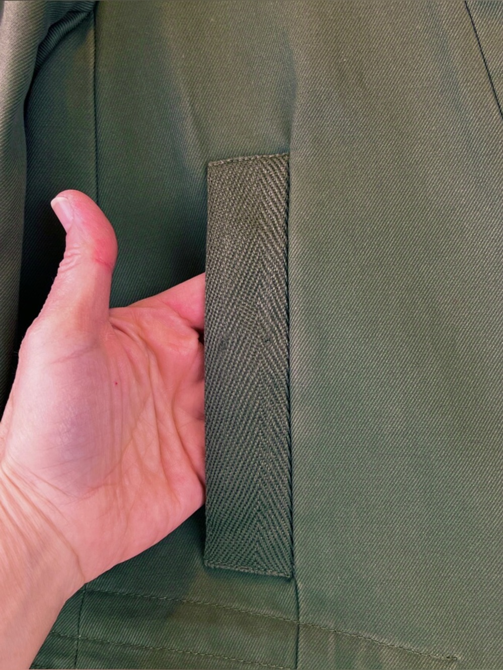 Zadig & Voltaire Vedam Bis Military Green Skull Cotton Utility Jacket Flaws Sz L - Picture 14 of 15